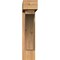 Ekena Millwork Thorton Block Smooth Bracket w/ Offset Brace, Western Red Cedar, 5 1/2"W x 24"D x 24"H BKT0604X24X24THR05SWR - alternate 4